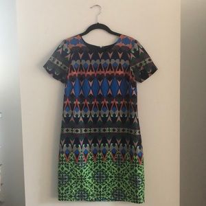 J. Crew Gemstone Floral Silk Dress